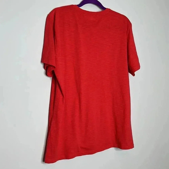Men’s Modern Fit Red T-shirt - Picture 6 of 7